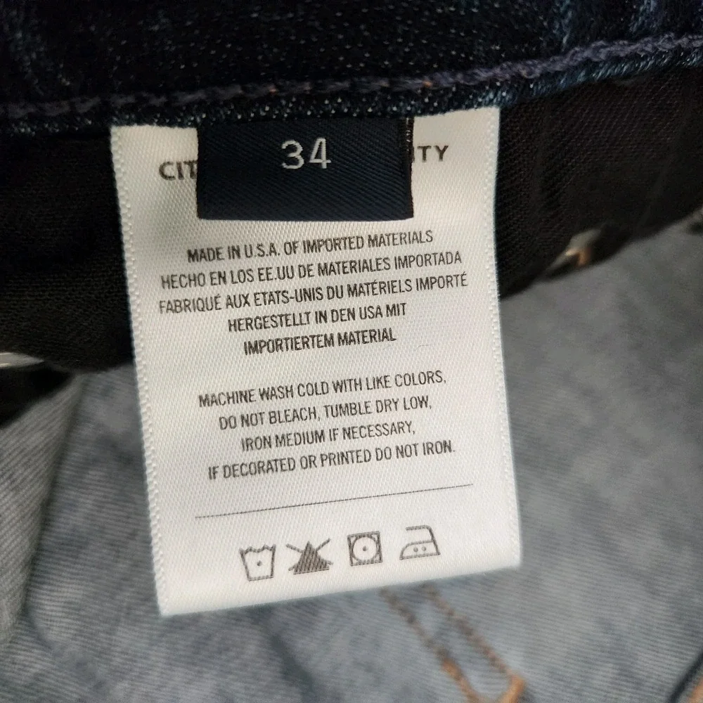 Citizens of Humanity Gage Jeans Mens 34 Blue Denim Classic Straight Made USA